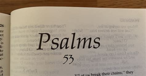 what does psalm 53 mean.